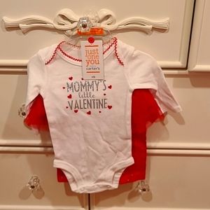 Newborn Valentine's Onsie w/Pants